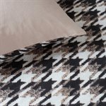 Pied de poule flanelle duvet cover 